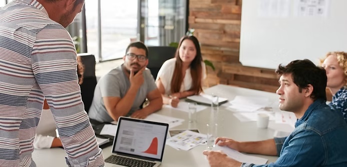Business team meeting